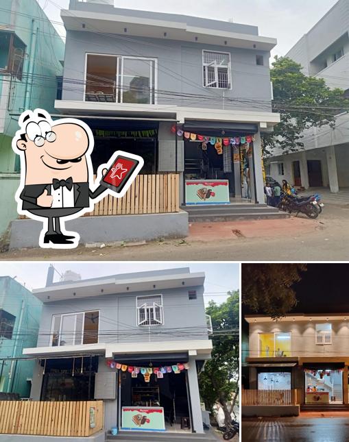 The exterior of Jain cafe