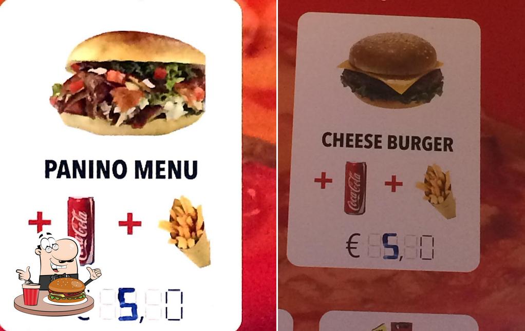 Ordina un hamburger a kebab pizza adana