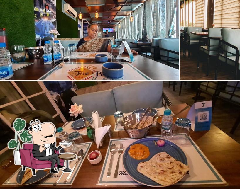 The interior of The Blu Umbrella