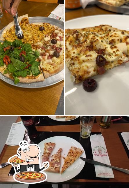 Escolha diferentes estilos de pizza