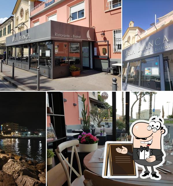 Goditi la vista dall'area esterna di Vela Bianca H & R