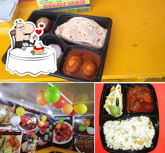 Mugale sadik serves a number of sweet dishes