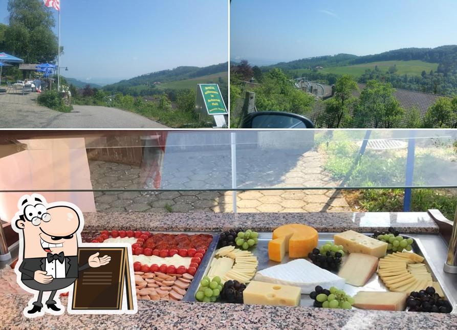 Tra le diverse cose da Restaurant Pintli - Ifenthal si possono trovare la esterno e cibo