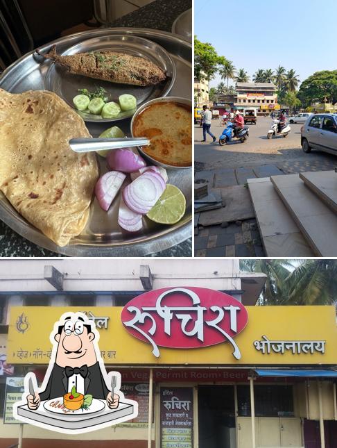 Among various things one can find food and exterior at RUCHIRA BHOJANALAYA