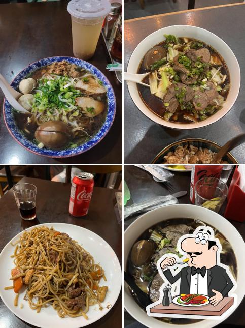 Sopa de carne em Restaurante Laomazi