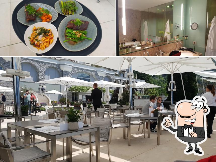 Guarda la immagine che mostra la interni e cibo di Park Hotel Vitznau