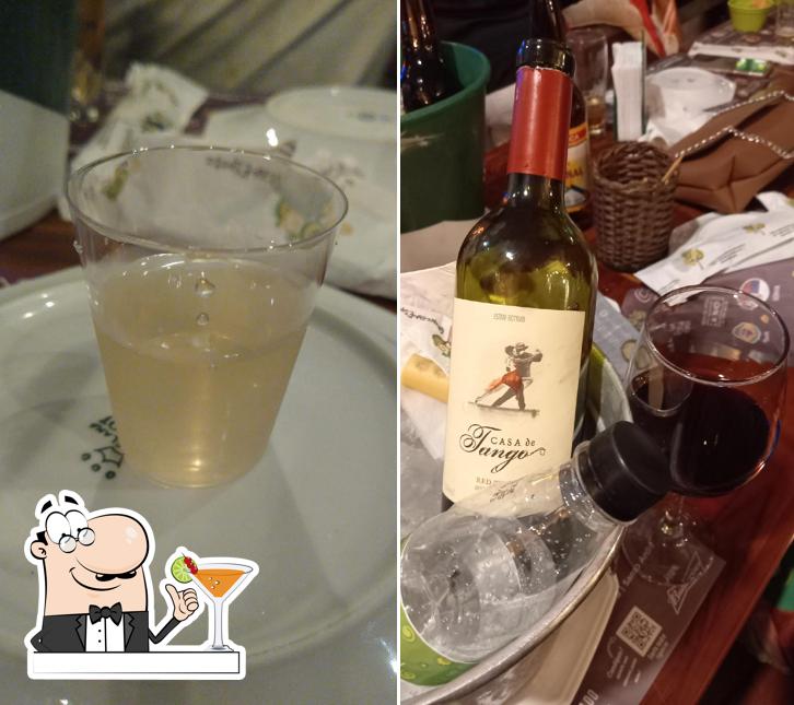 Escolha uma bebida do menu