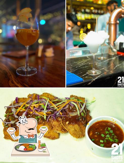 Meals at 21 Shots - Skybar & Brewery