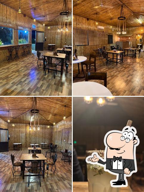 The interior of Ciel Cafe & Restro