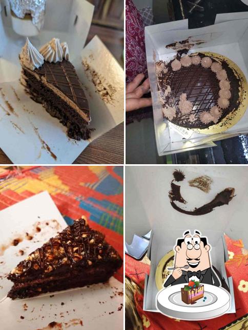 Chocolate cake at Deliure