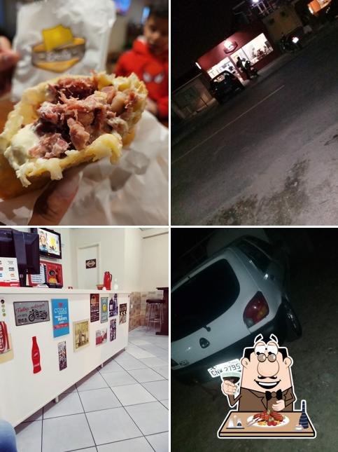 Experimente pratos de carne no Pastelaria Ercilia