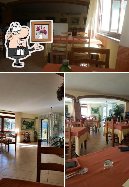 Gli interni di Canne Al Vento Bar