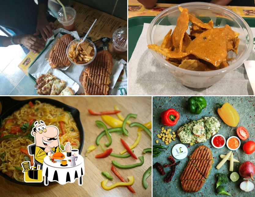 Food at Urban Juice Cafe