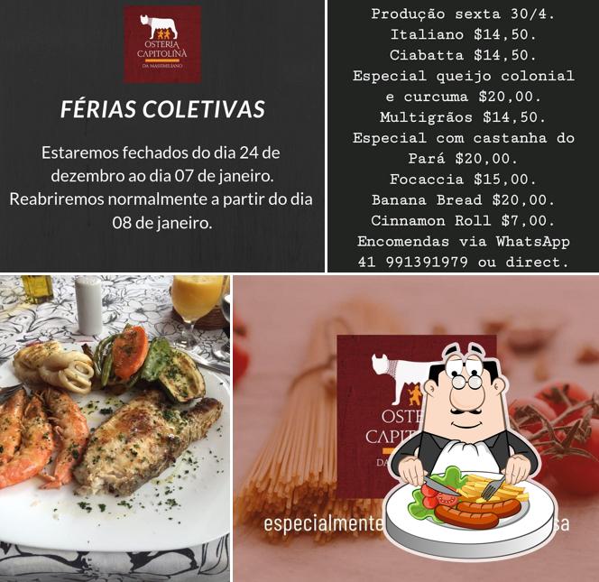 Comida em Osteria Capitolina