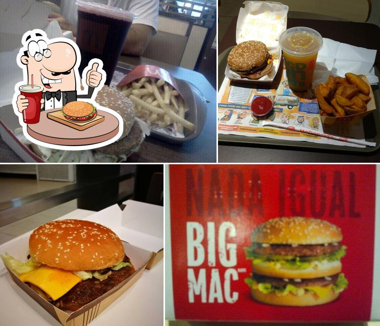 Experimente um hambúrguer no McDonald's