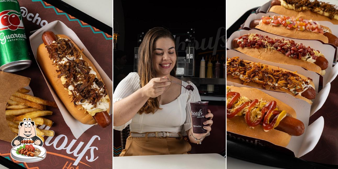 Platos en Choufs Hot e Açaí