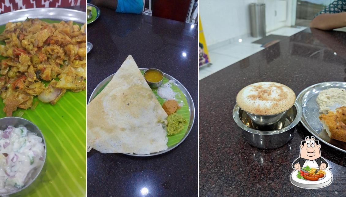 Meals at Bhavan's VEGETARIAN HOTEL