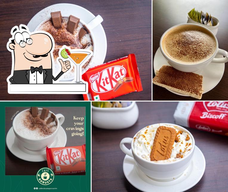 Cappuccino at Café Robusta Porvorim