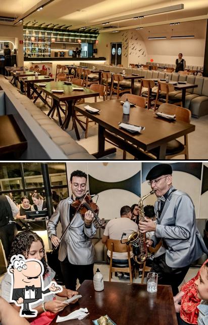 O interior do Niigata Sushi Vila Leopoldina