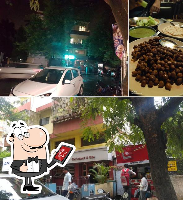 Sapna Bar and Restaurant is distinguished by exterior and food