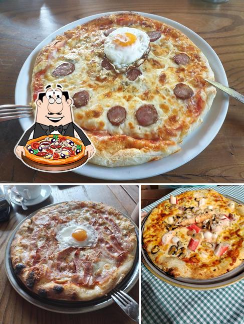 Prova una pizza a Gostilna Brunarica Štern