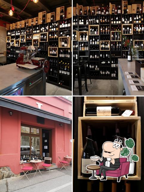Gli interni di Polek Coffee & Wine bar