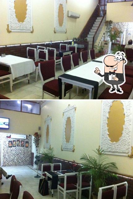 The interior of Kwality Restaurant