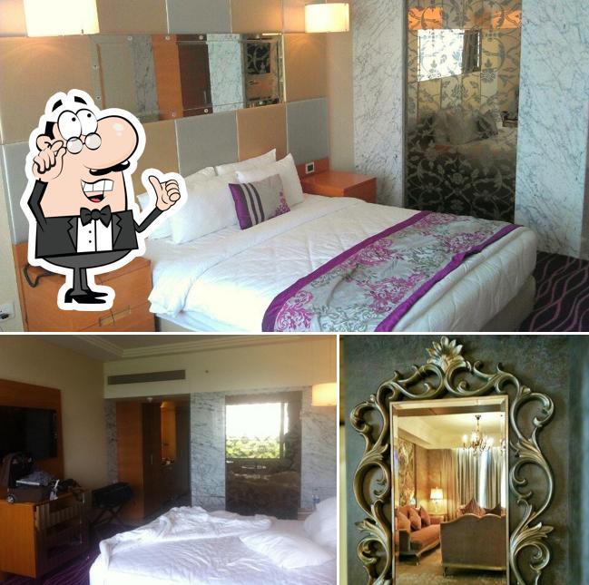 The interior of The Grand Bhagwati