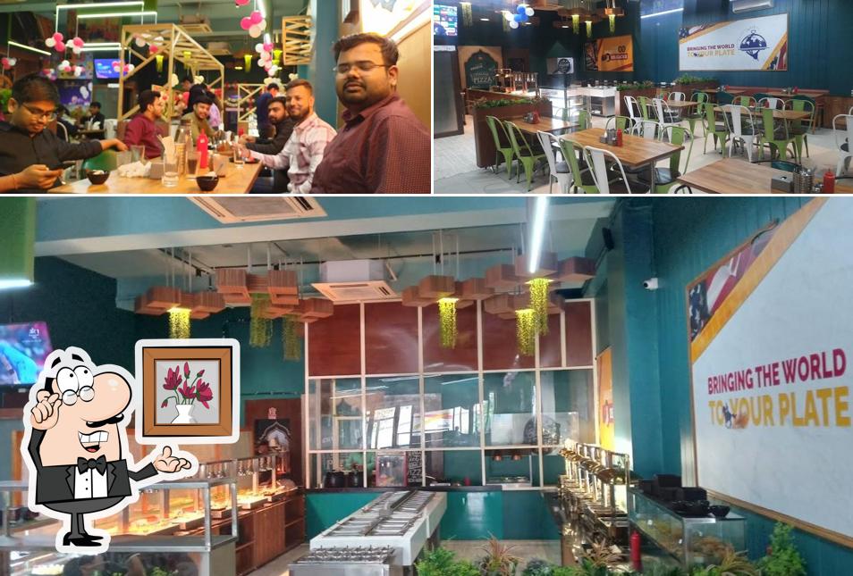 The interior of TRIPLE ONE 111 by Uncle Donald PIZZA The Premium Unlimited Pizza Rest