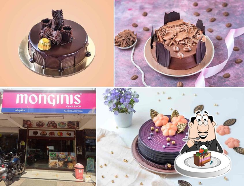 Chocolate cake at Monginis Cake Shop