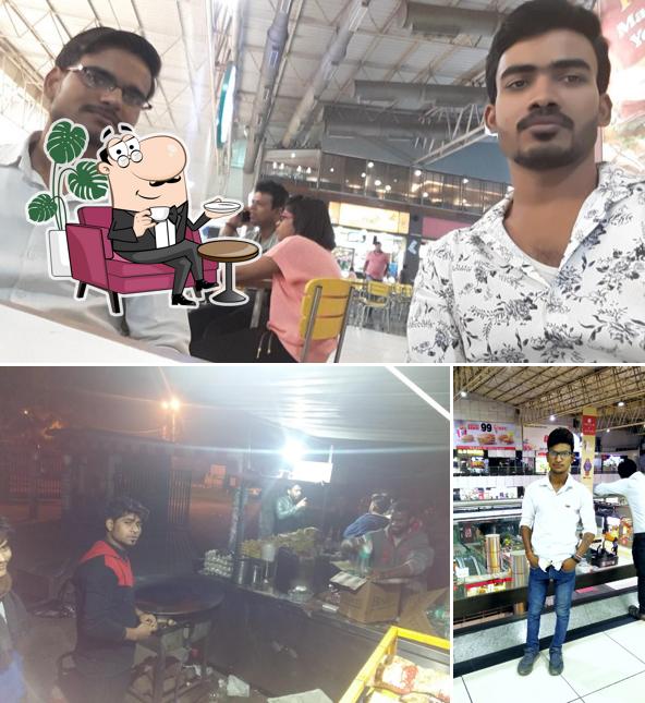 The interior of Nikki Paratha Corner