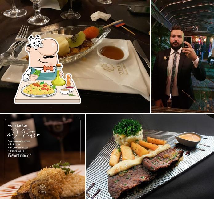 Platos en O Pátio Café e Cozinha