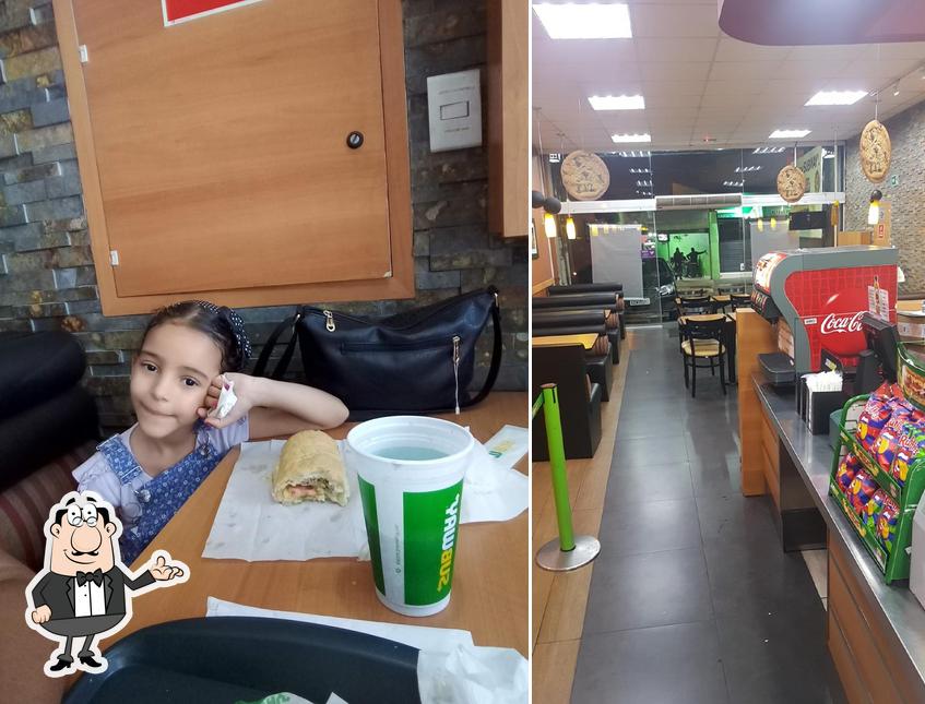 Veja imagens do interior do Subway