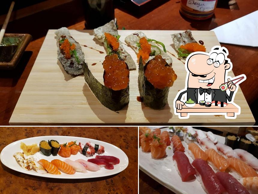 Sushi é um famoso item de comida originário do Japão