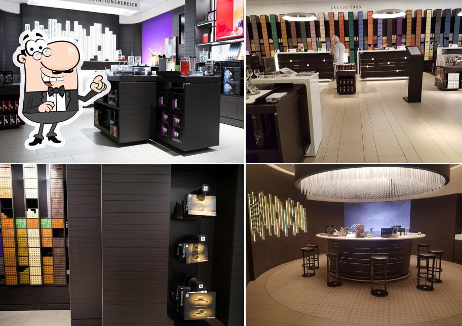 Gli interni di Nespresso Boutique