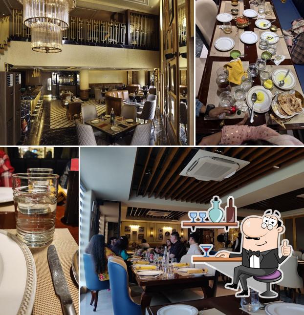 The interior of Punjab Grill Defence Colony