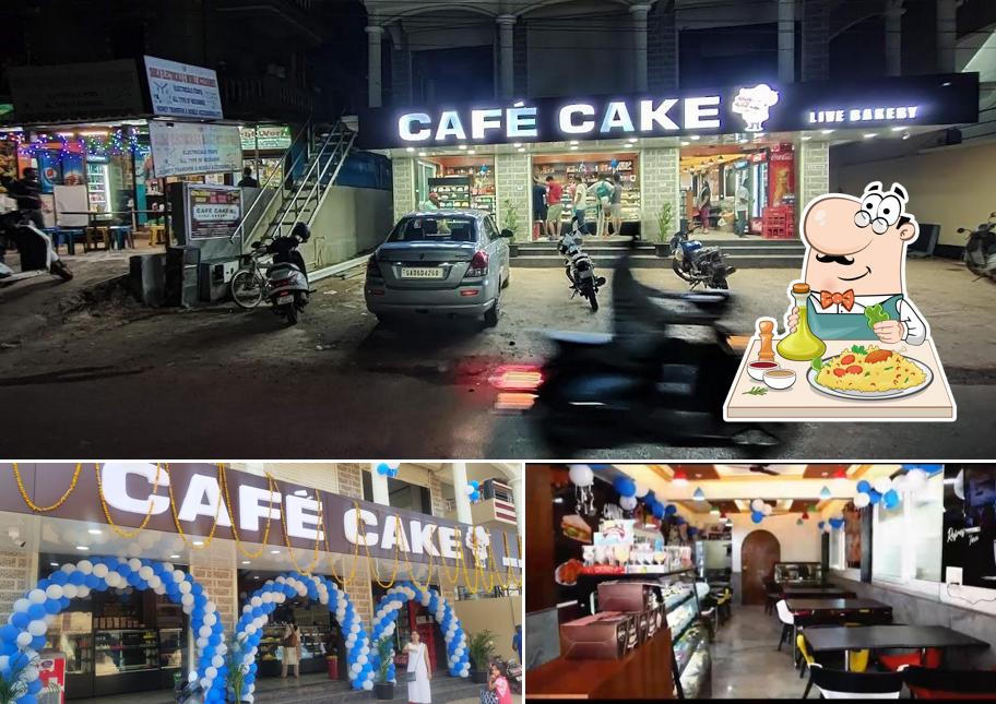 Food at Cafe Cake live bakery