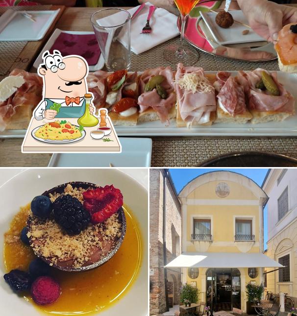 La immagine della cibo e esterno di Osteria Al Corder