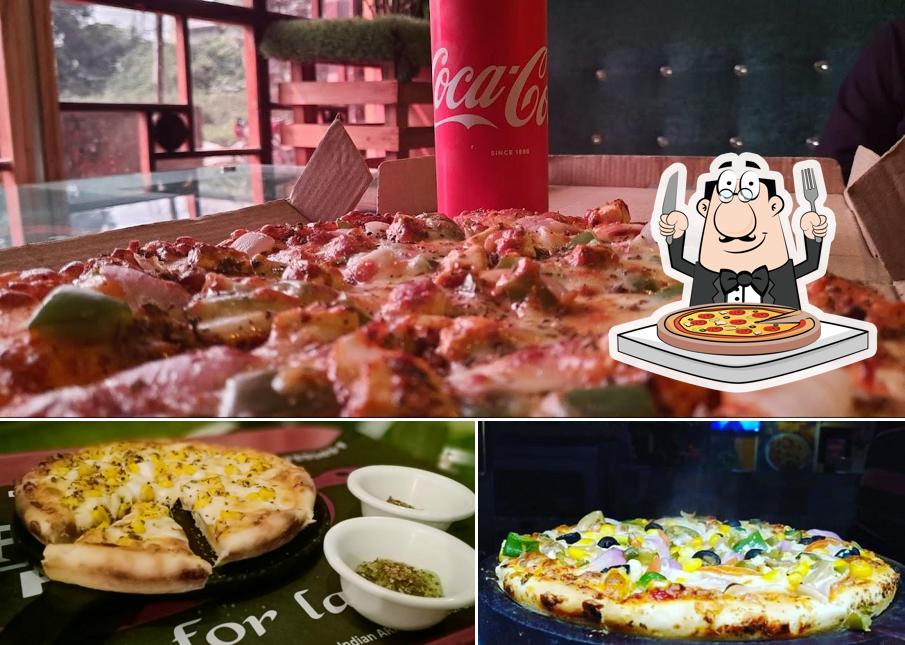 Pick various kinds of pizza