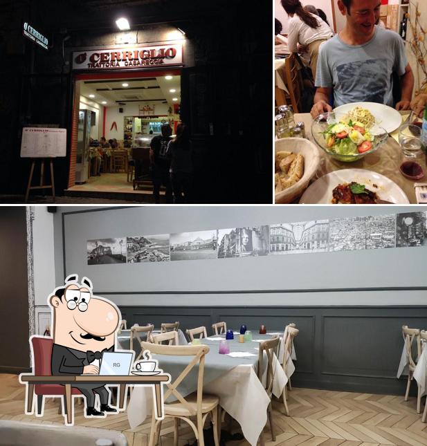 Gli interni di O Cerriglio piazza Bovio