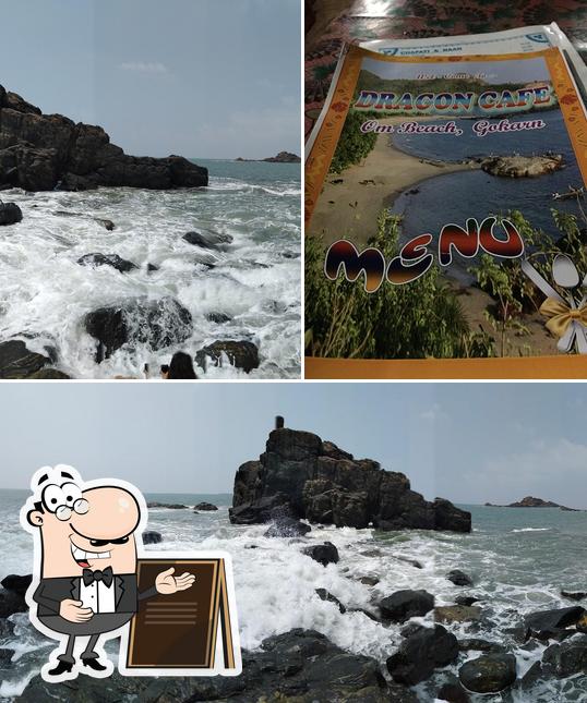 The exterior of Dragon cafe