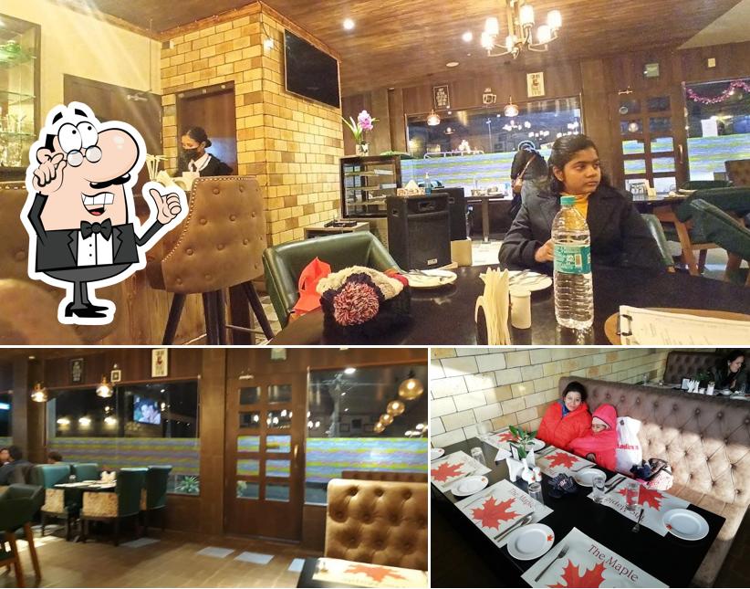 The interior of The Maple