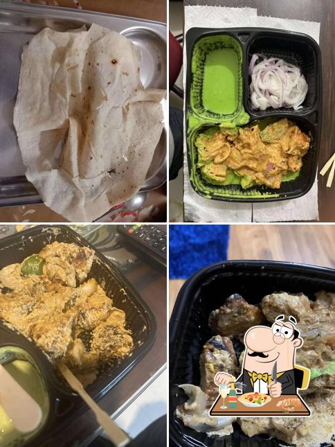 Food at Veer ji malai chaap wale