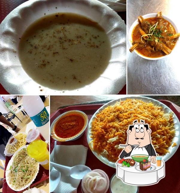 Hot and sour soup at Kareems Kabab and Biryani