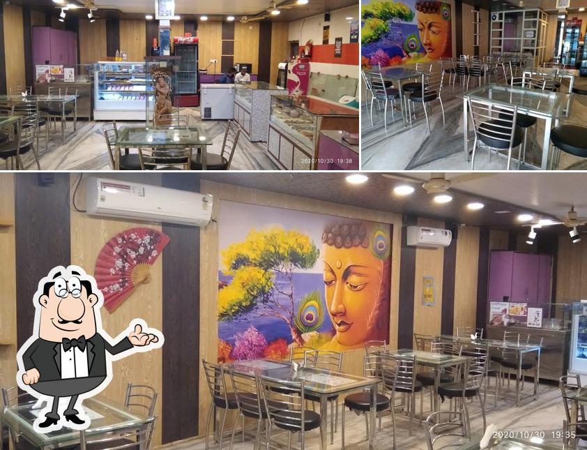 The interior of India Cafe