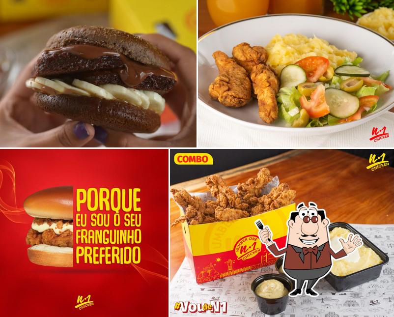 Platos en Number One Chicken Araguari