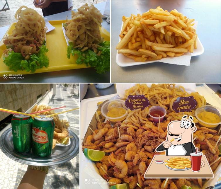 Batata frita em Barraca de Praia Pida's