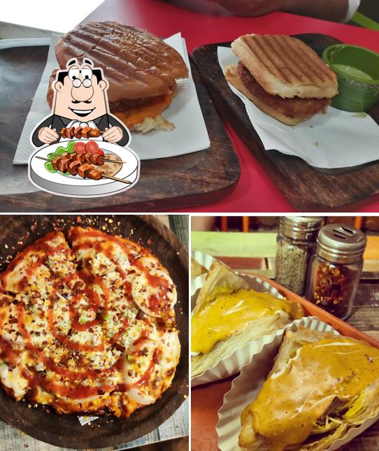 Food at The Pizza Club