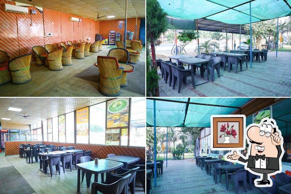 The interior of Triveni dham family hotel