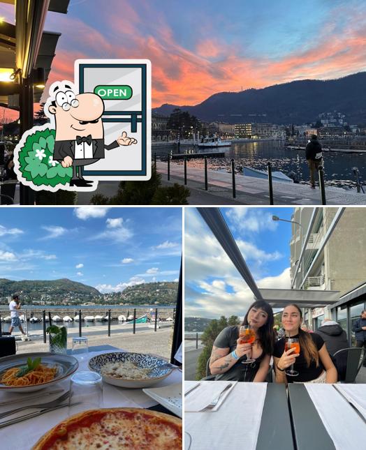 Goditi la vista dagli esterni di Lago Food&Co